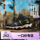 Skechers斯凱奇新款兒童春秋時(shí)尚魔術(shù)貼休閑鞋男跑步鞋406391L