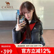 駱駝（CAMEL）戶外羽絨服600蓬男女新款短款厚外套面包服
