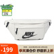 耐克NIKE 王一博同款 中性腰包  休閑包 BA5751-072淺骨色大號