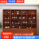 雅仕邦 展示架酒柜書柜儲(chǔ)物柜展柜貨架貨柜置物客廳書房書架產(chǎn)品展示柜 柚木色 200高*120長(zhǎng)*30深
