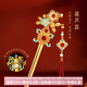 博物文創(chuàng)故宮珍寶發(fā)簪古風(fēng)國(guó)風(fēng)新中式新婚高級(jí)感盤發(fā)簪子女生日禮物七夕 葫蘆款