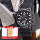 卡西歐（CASIO）手表男防水運(yùn)動(dòng)休閑石英太陽能日韓石英表生日禮物學(xué)生送人 AQ-S810W-1A黑色