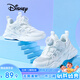 迪士尼（Disney）兒童跑步鞋男女童戶外夏季小白鞋中大童透氣運(yùn)動(dòng)鞋 白色 35碼