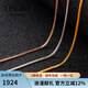 伊彩珠寶 18K玫瑰金白金黃金項鏈 肖邦鏈 O型鏈 金鏈子 項鏈定制 18K金白色肖邦鏈可調(diào)節(jié)