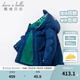 戴維貝拉（DAVE＆BELLA）童裝幼兒外衣保暖男童羽絨服兒童冬裝幼童衣服寶寶羽絨衣男孩上衣 藏青色-N 110 cm（建議身高100-110cm）