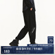 杰克·瓊斯（JACK&JONES）男裝春夏舒適純棉運(yùn)動(dòng)褲紋理字母圖案裝飾時(shí)尚束腳褲衛(wèi)褲休閑男褲 E43 純黑色 版型偏大，卡碼拍小 S 170