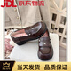 回力樂(lè)福鞋女動(dòng)物派對(duì)2024新款學(xué)院原創(chuàng)lolitajk百搭制服學(xué)生單鞋皮鞋 嬌緹鞋業(yè)&G-21棕色 37