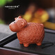 NEOEO 尼耳紫砂陶瓷茶寵創(chuàng  )意精品擺件可愛(ài)小綿羊動(dòng)物手工招財茶玩茶桌小擺件 尼耳小綿羊茶道擺件N2020