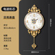 隆長(cháng)安高端黃銅鐘表掛鐘客廳2025新款靜音臥室自動(dòng)對時(shí)家用時(shí)鐘電波鐘 天然貝殼表盤(pán)《自動(dòng)對時(shí)機芯》
