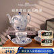 RoyalCopenhagen皇家哥本哈根平邊唐草-經(jīng)典萬用1壺2杯2碟下午茶套裝