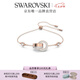 施華洛世奇（SWAROVSKI）  Dextera ROUND 手鏈輕奢飾品女七夕情人節(jié)禮物 鍍玫瑰金色 5636498