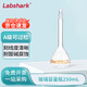 LABSHARK 容量瓶玻璃加厚定量瓶定容瓶磨口具塞耐高溫實驗室 【透明】250mL2個/盒