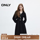 ONLY春夏氣質優(yōu)雅拼接V領中長裙針織連衣裙女|124307012 H1Z 黑色 L (170) 88A