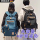 JCZS德國減負護脊書包中學生高中生背包男大容量輕便女雙肩包男款 黑色【大容量】(帶零錢包) 大號