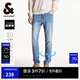 杰克·瓊斯（JACK&JONES）春夏季男裝牛仔褲男彈力修身褲子男百搭男褲休閑男士牛仔褲四季款 E39 牛仔藍 33 180 W33/L32