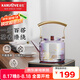 金灶（KAMJOVE） 便攜式炆火電陶爐 家用罐罐烤奶煮水爐煮茶爐電茶爐燒水茶具套裝 CH-98 【不挑壺具 九檔火力】香檳金（單爐）