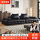 意式極簡(jiǎn)勞真皮倫斯沙發(fā)客廳2025新款現代簡(jiǎn)約小戶(hù)型家用真皮沙發(fā) 貓抓皮-海綿款【顏色請備注】 【三人位】1.96米