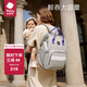 babycare媽咪包母嬰包遛娃包時(shí)尚多功能大容量雙肩包媽媽外出手提奶爸包 季風(fēng)灰（大號(hào)）