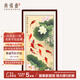 尚得堂 手繪國畫荷花九魚圖字畫客廳玄關(guān)裝飾畫走廊鯉魚掛畫 SD-左上游-實(shí)木框-發(fā)順豐 裝裱85*165