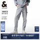 杰克·瓊斯（JACK&JONES）衣服男裝905錐形牛仔褲男潮流百搭淺色高端休閑小腳男褲伐木風 淺牛仔灰 M （175)RW