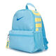 NBA VIBE.NIKE時(shí)尚兒童書包休閑男女款幼兒園小學(xué)生雙肩包迷你撞色小背包 NK天藍(lán)黃字母