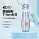 膳魔師（THERMOS）塑料杯時(shí)尚卡通運動(dòng)健身水杯TCSA-500-LNBL藍色布朗熊500ml