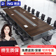 奈高會(huì)議桌長(zhǎng)條現(xiàn)代長(zhǎng)方形會(huì)議室辦公桌會(huì)議洽談工作臺(tái)3.5米帶儲(chǔ)物柜