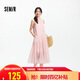 森馬（Semir）連衣裙女海邊度假掛脖兩穿長(zhǎng)裙2025夏季蝴蝶結(jié)初戀裙109325114011
