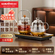 金灶（KAMJOVE）多功能全自動(dòng)噴淋煮茶器煮茶壺?zé)畨靥籽b自動(dòng)上水電熱水壺兩用 0.8L H-9A
