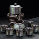 琦軒源  紫砂自動(dòng)茶具套裝家用懶人泡茶神器復古中式輕奢半自動(dòng)泡茶壺