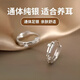 RSON耳圈女新款氣質(zhì)不規(guī)則鋯石999足銀耳環(huán)小眾新款耳扣時(shí)尚耳釘耳飾 999純銀-二星閃鉆耳環(huán)一對(duì)