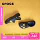 卡駱馳crocs洞洞鞋貝雅男鞋女鞋輕便耐磨一腳蹬拖鞋休閑鞋|10126 黑色-001 41 /42(260mm)