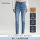 Calvin KleinJeans四季款女士休閑通勤微彈洗水ck高腰緊身顯瘦牛仔褲J223293 1AA-牛仔淺藍(lán) 28