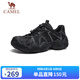 駱駝（CAMEL）【云山】網(wǎng)面戶外徒步登山休閑丑萌鞋情侶 G15M076104 黑色 42