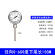 創(chuàng)紀(jì)美工業(yè)高溫雙金屬溫度計(jì)徑軸向不銹鋼防腐耐震鍋爐管道高精度溫度表 徑向0-600度下尾長(zhǎng)10cm