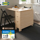 宜家（IKEA）NORDEN諾頓實(shí)木雙折疊儲(chǔ)物帶抽屜小戶型家用伸縮餐桌 樺木折疊式餐桌