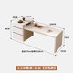 黑白巖板島臺餐桌一體可伸縮現(xiàn)代中島飯桌家用小戶型現(xiàn)代廚房吧臺 1.5M伸縮島臺餐桌(奶油白規(guī)款款) 單桌