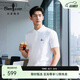 比音勒芬（Biemlfdlkk）【抗菌親膚涼感】夏季男上衣短袖polo衫多色翻領(lǐng)T恤百搭刺繡logo 28米白色 M （100）