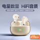 愛國者（aigo）【2025年最新款丨HIFI音質(zhì)】無線藍(lán)牙耳機(jī)半入耳式運(yùn)動(dòng)游戲長續(xù)航電量數(shù)顯適用蘋果小米TQ15鎏金米
