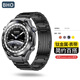 BHO【鈦金屬】適用華為非凡大師表帶watch ultimate表帶gt6/gt5/pro手表表帶watch5鈦金屬鈦合金男款 三珠快拆款【黑色】 46/48/48.5mm表盤(pán)【22mm接口】