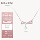 LOLA ROSE羅拉玫瑰寶石緞帶項鏈女七夕情人節(jié)禮物生日禮物女生七夕禮物女