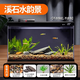 瘋狂水草魚缸造景小米套餐石頭觀賞石全套假山石布景擺件裝飾石子溪流底砂 【溪石水韻景】魚缸造景