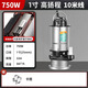 卡萊克潛水泵220v家用小型不銹鋼水泵高揚(yáng)程大流量農(nóng)用灌溉自動(dòng)抽水泵 750瓦-1寸-10米線
