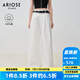 艾諾絲雅詩(shī)【商場(chǎng)同款】2025夏季新品匹馬棉100%棉女休閑褲垂感長(zhǎng)褲40433023 白色 M