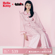 野獸派家居（tbh）三麗鷗Hello Kitty天絲棉家居服套裝四季可外穿條紋睡衣 長款 M