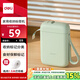 得力（deli）Q1A綠 家用便攜式熱敏標簽打印機 手賬學生開學禮物書本姓名貼收納標識食品價簽打印 手機藍牙連接
