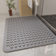 佳潔利 浴室防滑墊淋浴沐浴地墊洗澡腳墊廁所衛生間防摔墊子tpe環(huán)保無(wú)味 灰（舒適） 106cm*66cm 1件數 大號加厚