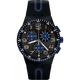 【99新】斯沃琪（Swatch）瑞士手表原創(chuàng  )系列 黑藍輕舟 學(xué)生計時(shí)夜光石英表SUSB406  