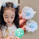 奇美拉（CHIMERA）2件立體花朵小號兒童發(fā)抓劉海抓夾公主頭發(fā)飾女童發(fā)夾新年禮物