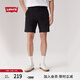 Levi's李維斯25年春夏新款男士XXChino輕休閑運(yùn)動(dòng)風(fēng)商務(wù)黑色短褲 黑色 34 (8)